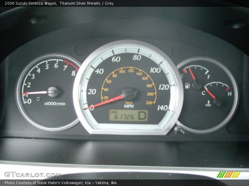 Titanuim Silver Metallic / Grey 2006 Suzuki Forenza Wagon
