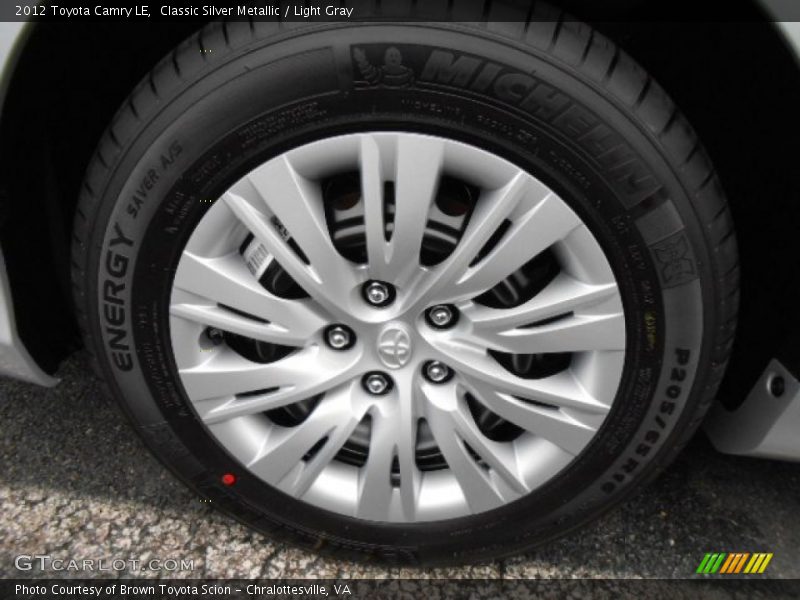 Classic Silver Metallic / Light Gray 2012 Toyota Camry LE