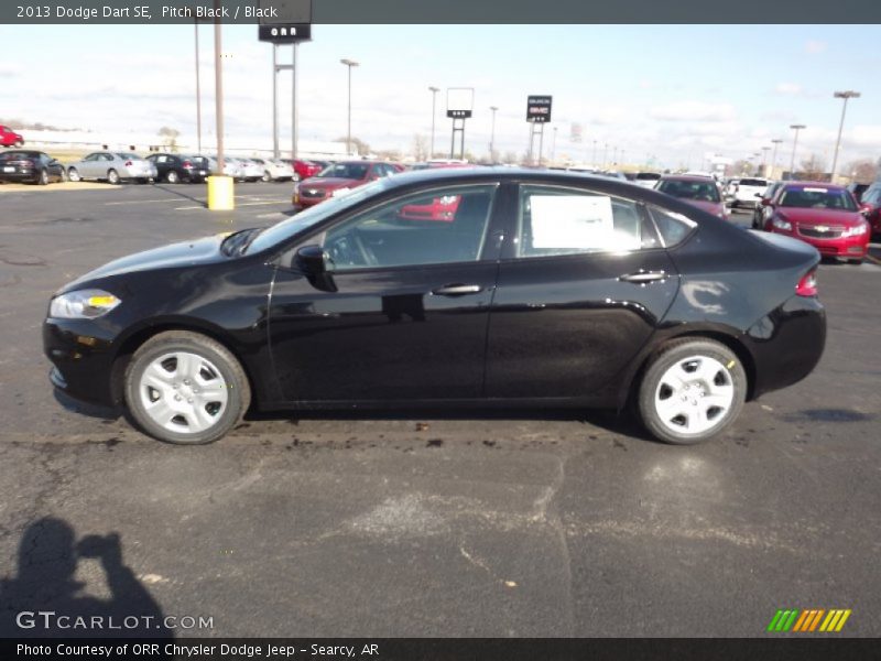 Pitch Black / Black 2013 Dodge Dart SE