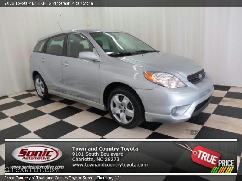 Silver Streak Mica / Stone 2008 Toyota Matrix XR
