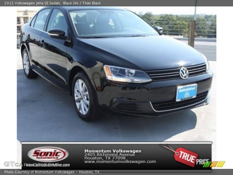 Black Uni / Titan Black 2013 Volkswagen Jetta SE Sedan