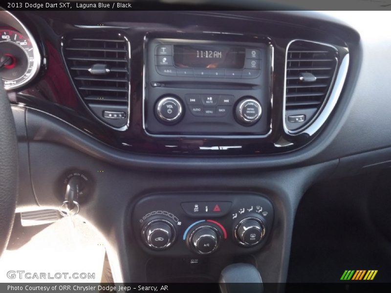Laguna Blue / Black 2013 Dodge Dart SXT