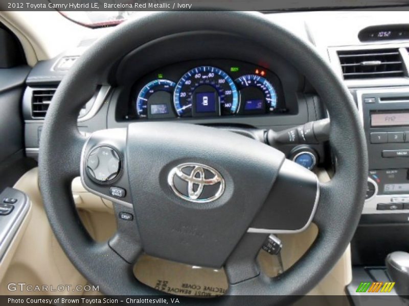  2012 Camry Hybrid LE Steering Wheel