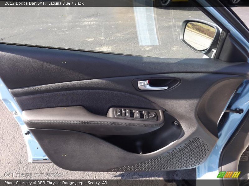 Laguna Blue / Black 2013 Dodge Dart SXT