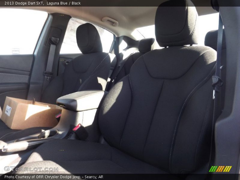 Laguna Blue / Black 2013 Dodge Dart SXT