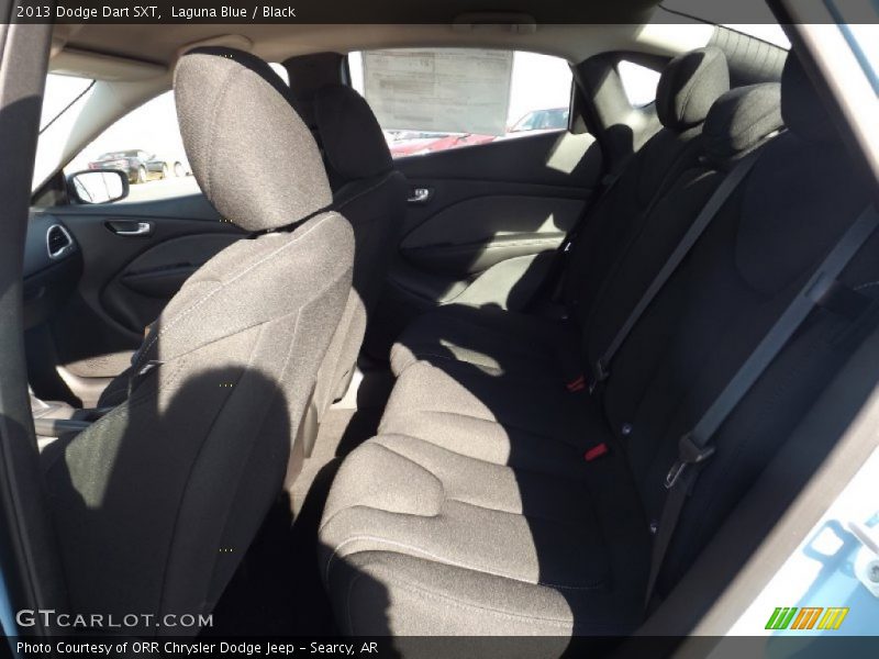 Laguna Blue / Black 2013 Dodge Dart SXT