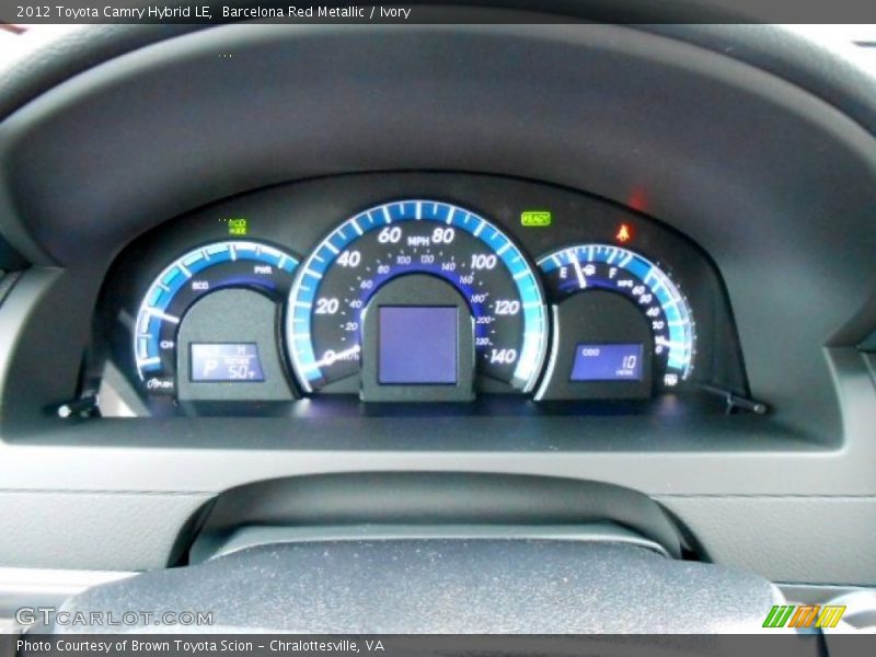  2012 Camry Hybrid LE Hybrid LE Gauges