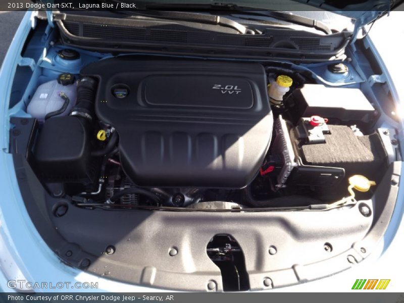 Laguna Blue / Black 2013 Dodge Dart SXT