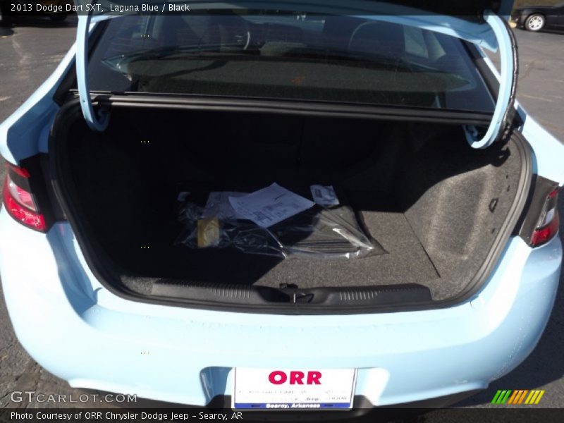 Laguna Blue / Black 2013 Dodge Dart SXT