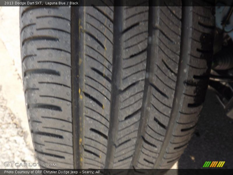 Laguna Blue / Black 2013 Dodge Dart SXT