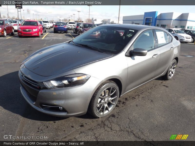 Tungsten Metallic / Black/Light Diesel Gray 2013 Dodge Dart Rallye