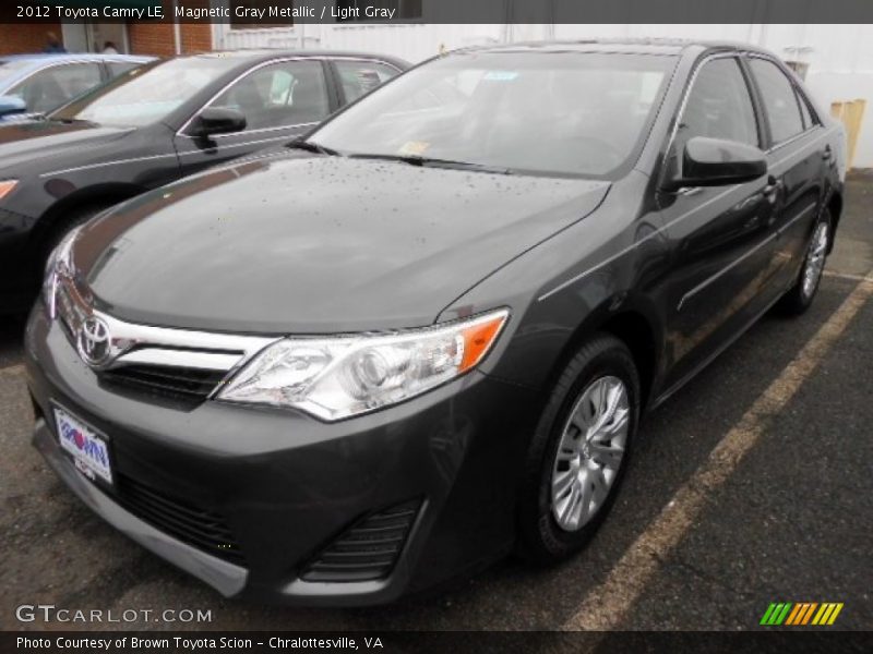Magnetic Gray Metallic / Light Gray 2012 Toyota Camry LE