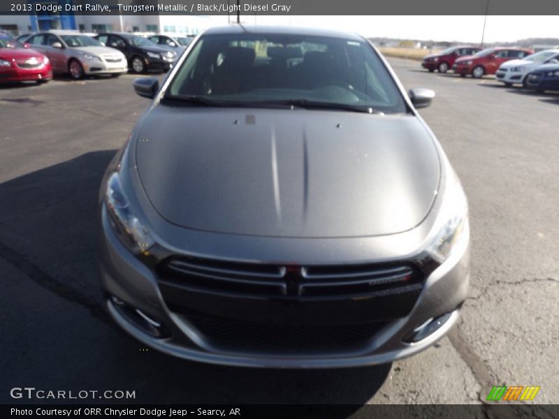 Tungsten Metallic / Black/Light Diesel Gray 2013 Dodge Dart Rallye