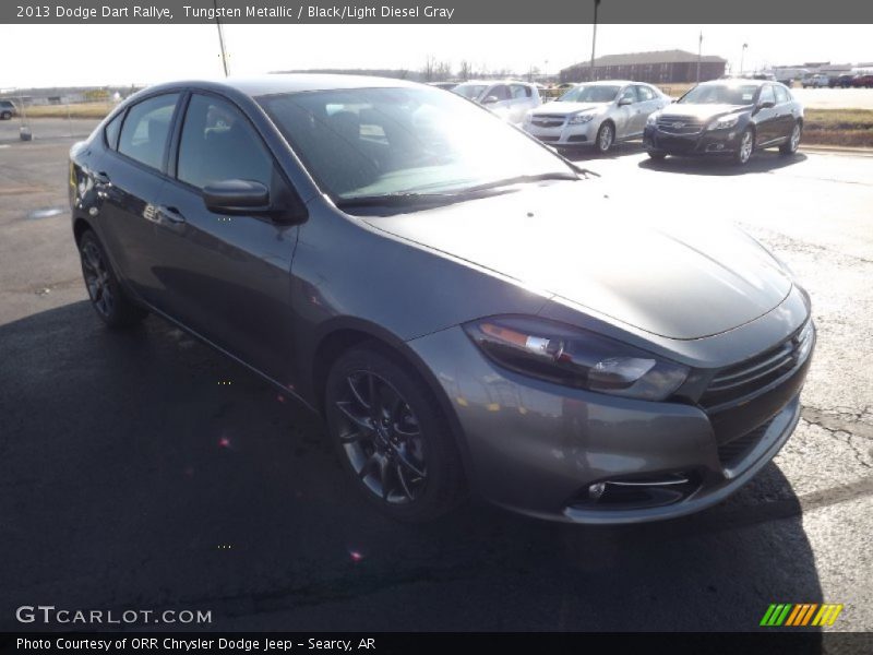 Tungsten Metallic / Black/Light Diesel Gray 2013 Dodge Dart Rallye