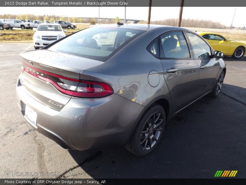 Tungsten Metallic / Black/Light Diesel Gray 2013 Dodge Dart Rallye