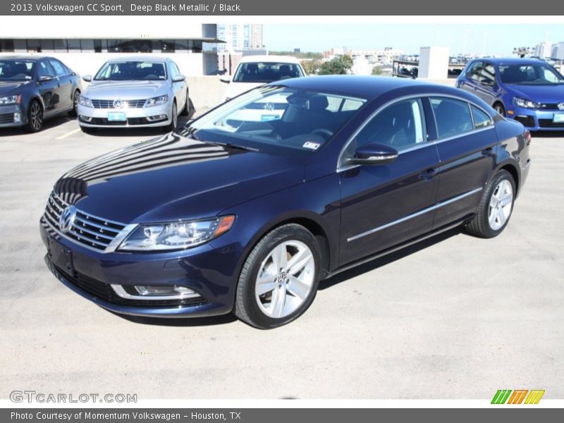 Deep Black Metallic / Black 2013 Volkswagen CC Sport