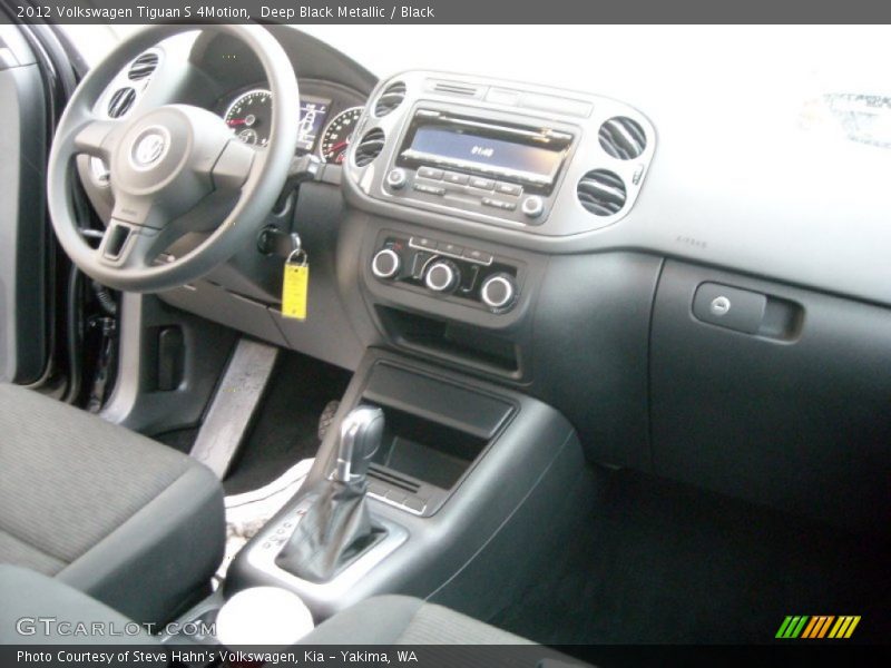 Deep Black Metallic / Black 2012 Volkswagen Tiguan S 4Motion