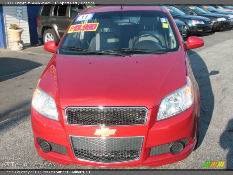 Sport Red / Charcoal 2011 Chevrolet Aveo Aveo5 LT
