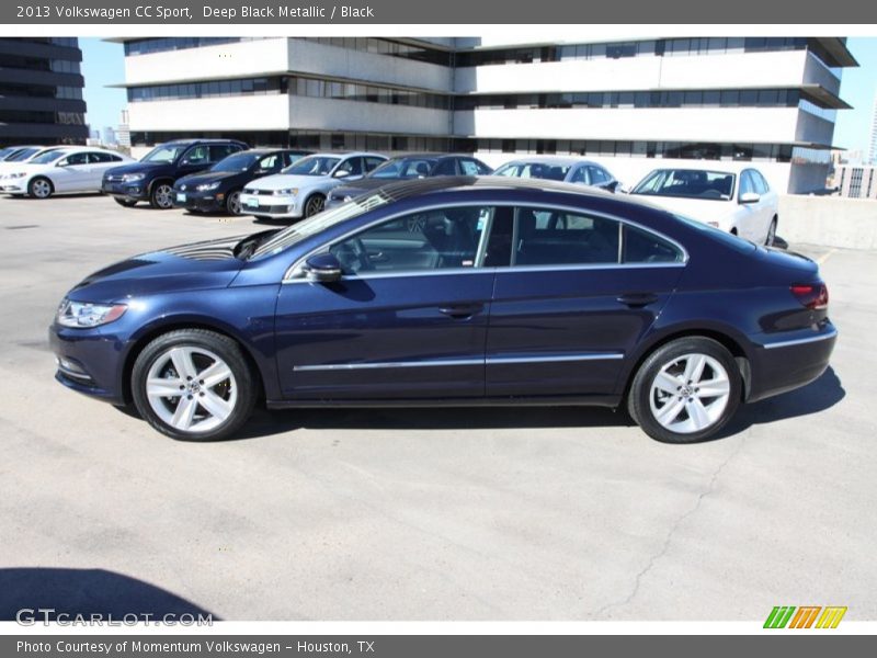 Deep Black Metallic / Black 2013 Volkswagen CC Sport