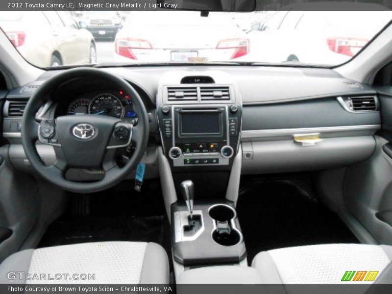 Magnetic Gray Metallic / Light Gray 2012 Toyota Camry LE