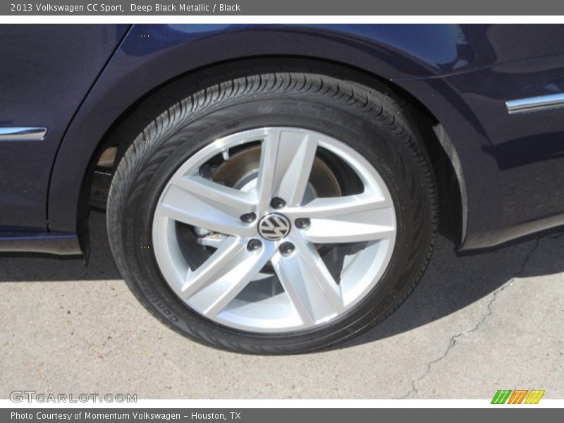 Deep Black Metallic / Black 2013 Volkswagen CC Sport