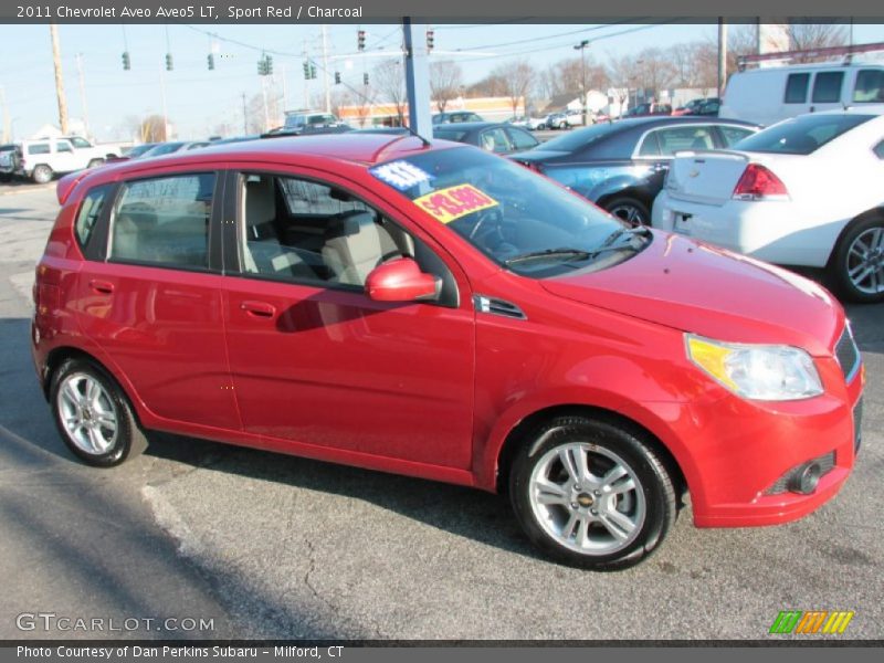 Sport Red / Charcoal 2011 Chevrolet Aveo Aveo5 LT