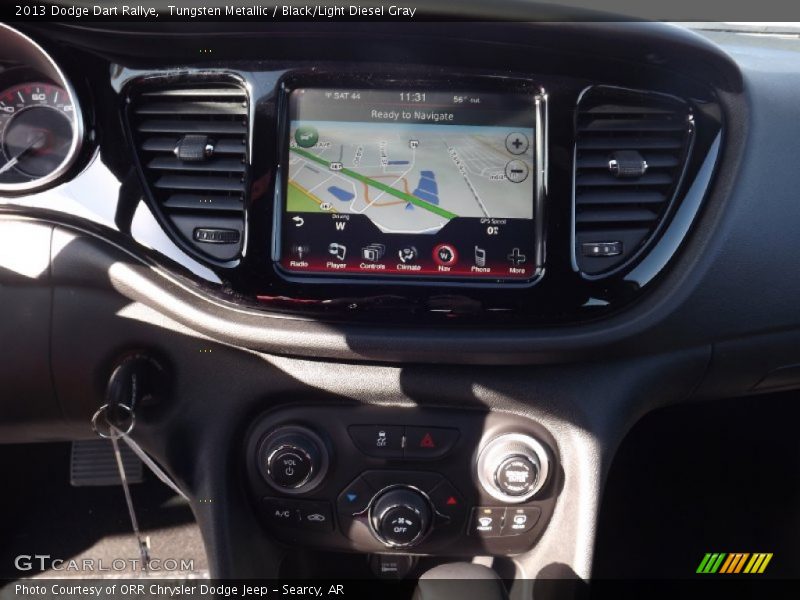Tungsten Metallic / Black/Light Diesel Gray 2013 Dodge Dart Rallye