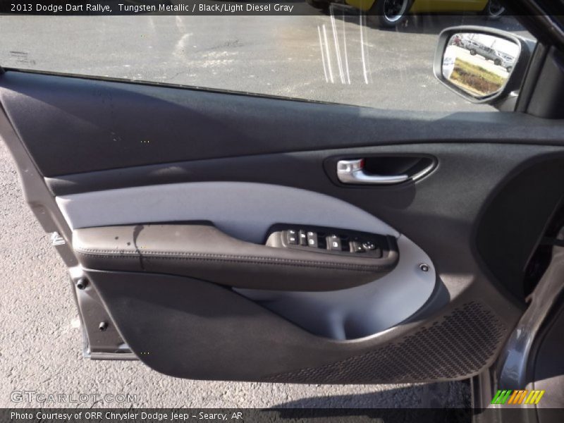 Tungsten Metallic / Black/Light Diesel Gray 2013 Dodge Dart Rallye