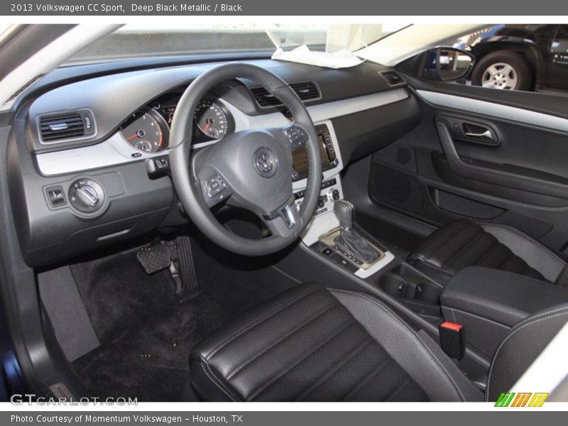 Deep Black Metallic / Black 2013 Volkswagen CC Sport