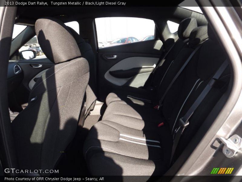 Tungsten Metallic / Black/Light Diesel Gray 2013 Dodge Dart Rallye