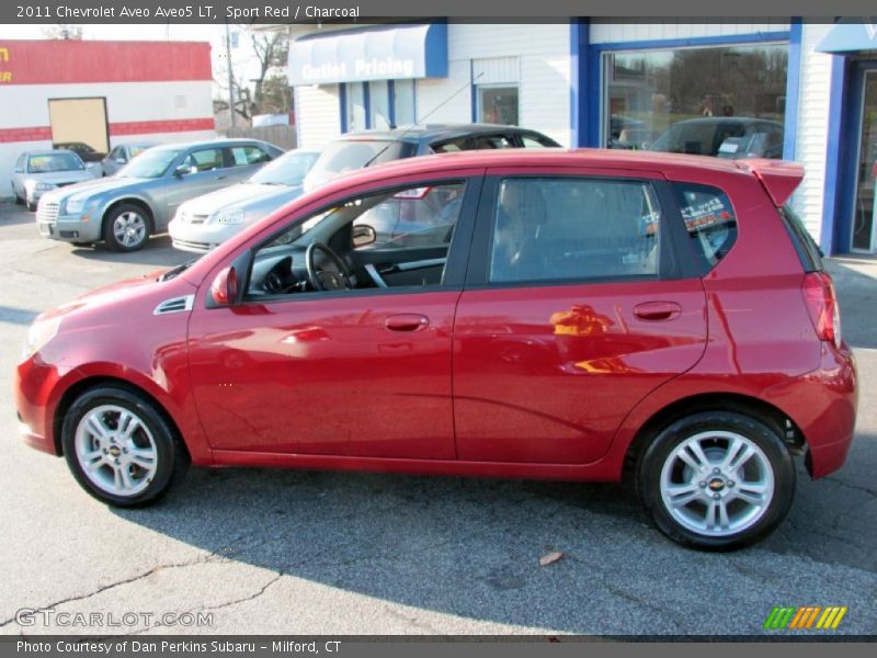 Sport Red / Charcoal 2011 Chevrolet Aveo Aveo5 LT