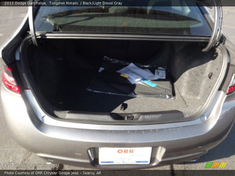 Tungsten Metallic / Black/Light Diesel Gray 2013 Dodge Dart Rallye