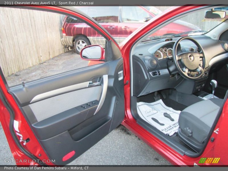 Sport Red / Charcoal 2011 Chevrolet Aveo Aveo5 LT