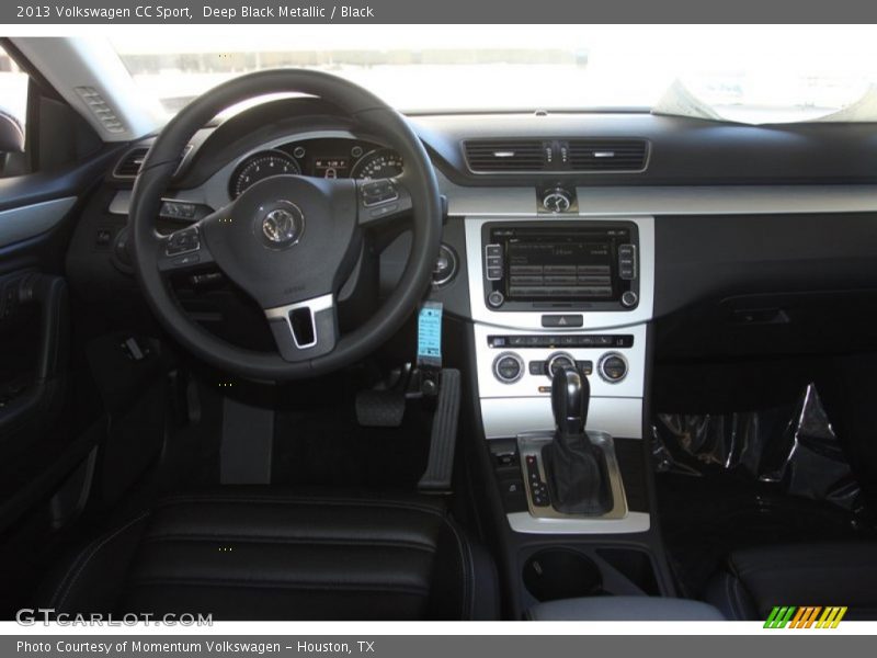 Deep Black Metallic / Black 2013 Volkswagen CC Sport