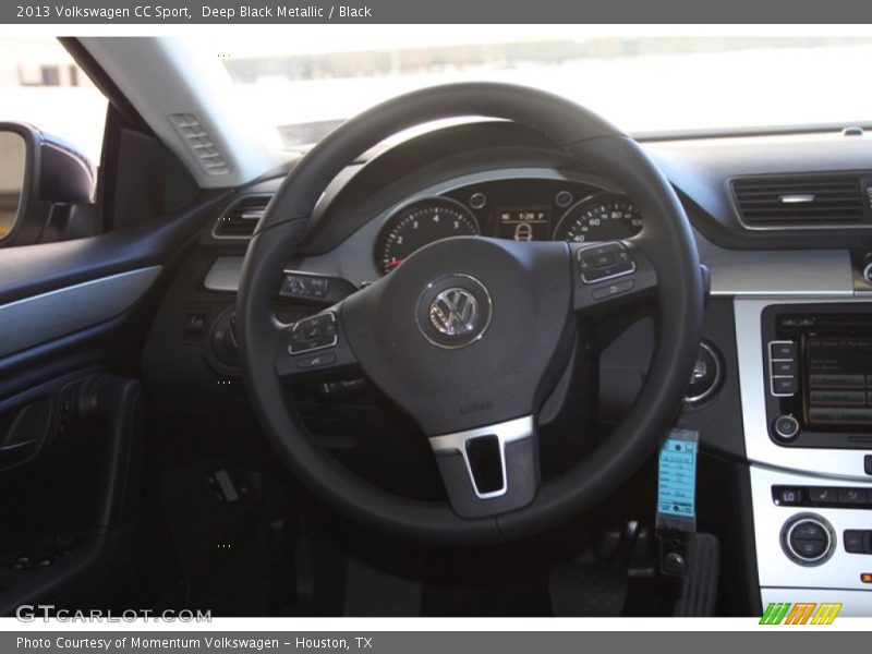 Deep Black Metallic / Black 2013 Volkswagen CC Sport