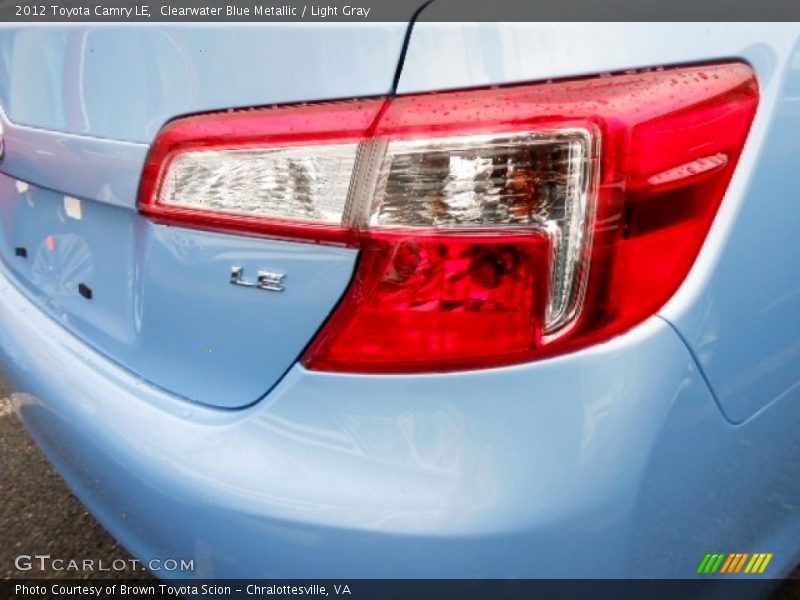 Clearwater Blue Metallic / Light Gray 2012 Toyota Camry LE