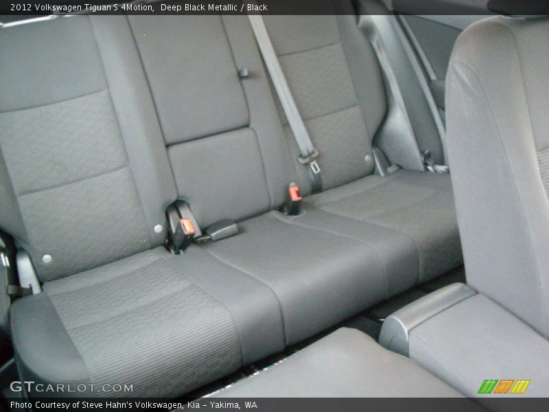 Deep Black Metallic / Black 2012 Volkswagen Tiguan S 4Motion