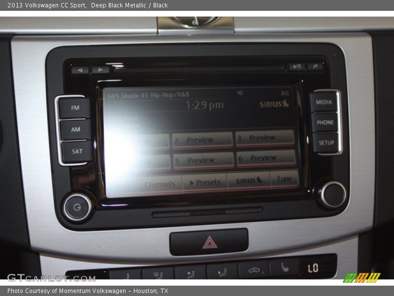 Deep Black Metallic / Black 2013 Volkswagen CC Sport