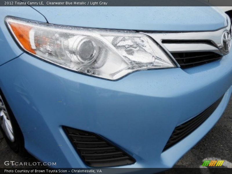 Clearwater Blue Metallic / Light Gray 2012 Toyota Camry LE