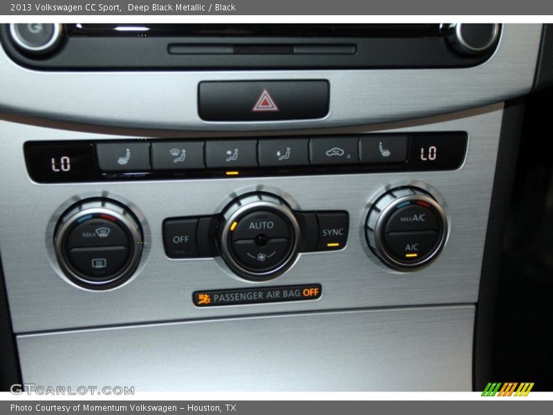 Deep Black Metallic / Black 2013 Volkswagen CC Sport