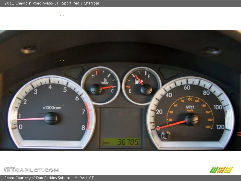 Sport Red / Charcoal 2011 Chevrolet Aveo Aveo5 LT