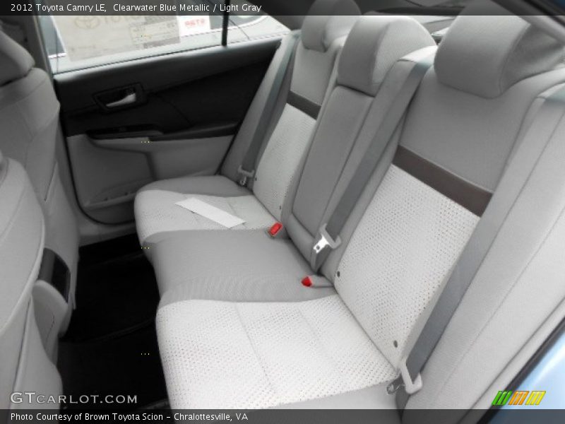 Clearwater Blue Metallic / Light Gray 2012 Toyota Camry LE