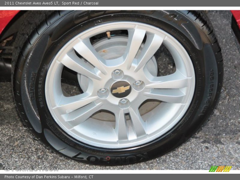 Sport Red / Charcoal 2011 Chevrolet Aveo Aveo5 LT