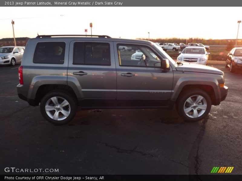Mineral Gray Metallic / Dark Slate Gray 2013 Jeep Patriot Latitude
