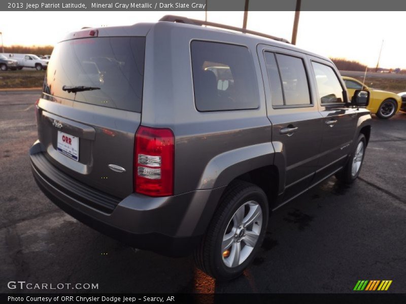 Mineral Gray Metallic / Dark Slate Gray 2013 Jeep Patriot Latitude