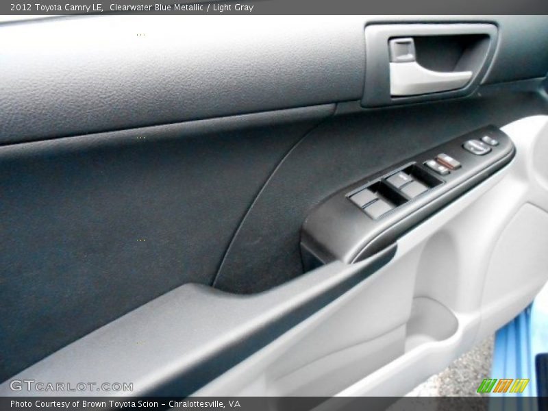 Clearwater Blue Metallic / Light Gray 2012 Toyota Camry LE