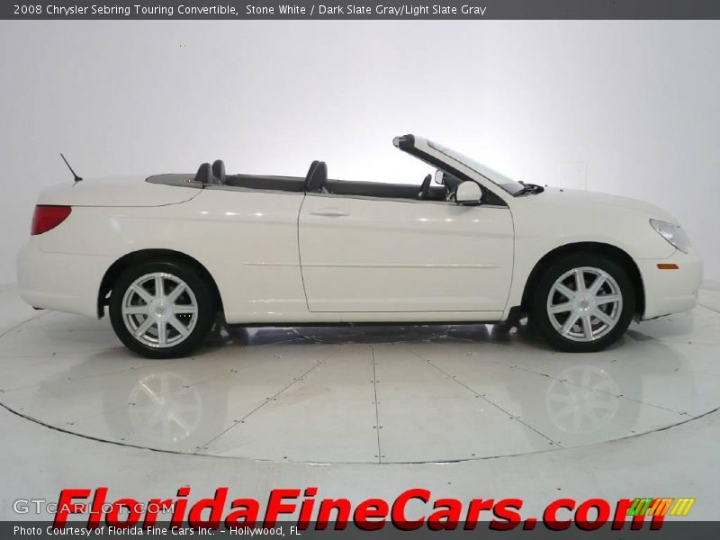 Stone White / Dark Slate Gray/Light Slate Gray 2008 Chrysler Sebring Touring Convertible