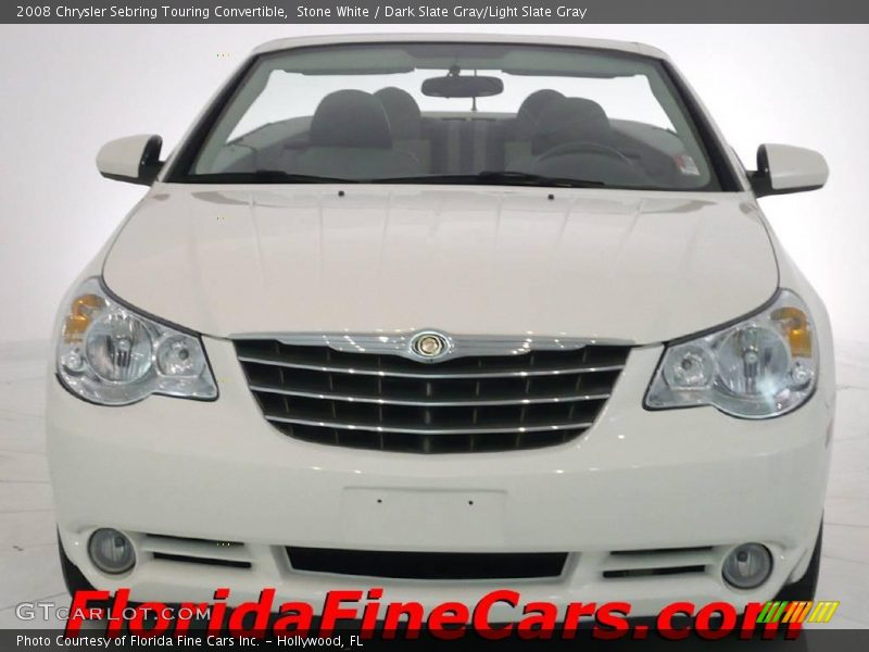 Stone White / Dark Slate Gray/Light Slate Gray 2008 Chrysler Sebring Touring Convertible