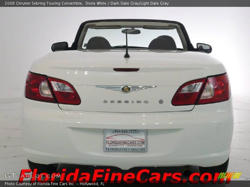 Stone White / Dark Slate Gray/Light Slate Gray 2008 Chrysler Sebring Touring Convertible