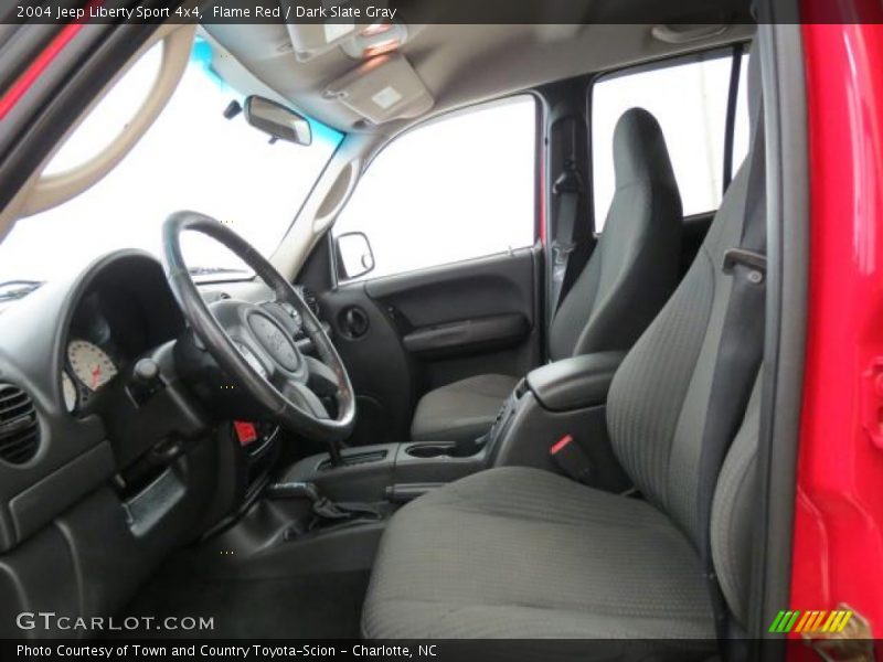 Flame Red / Dark Slate Gray 2004 Jeep Liberty Sport 4x4